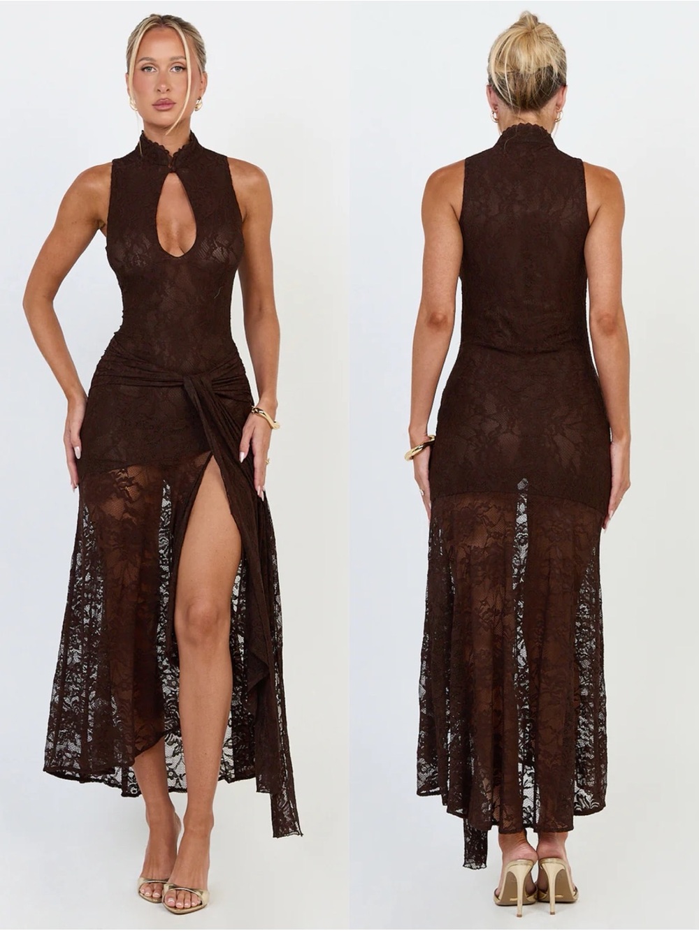 Brand New- Showpo NYLA MIDI DRESS 🤎✨